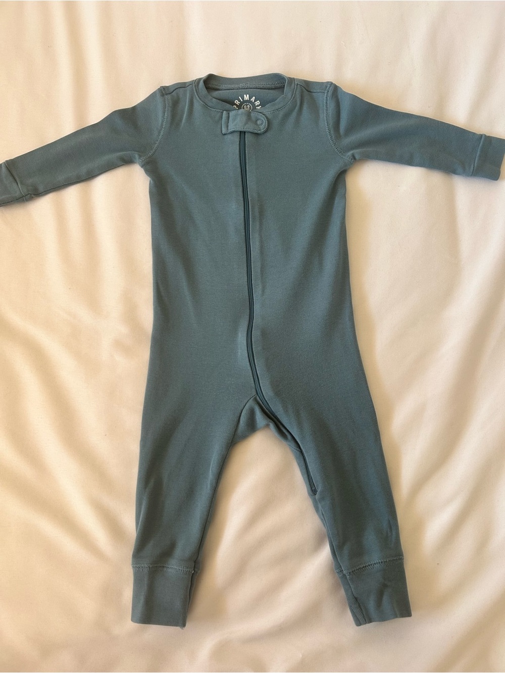 Primary The Baby Organic Zip Romper